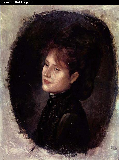Nicolae Grigorescu Portrat der Frau Alexianu